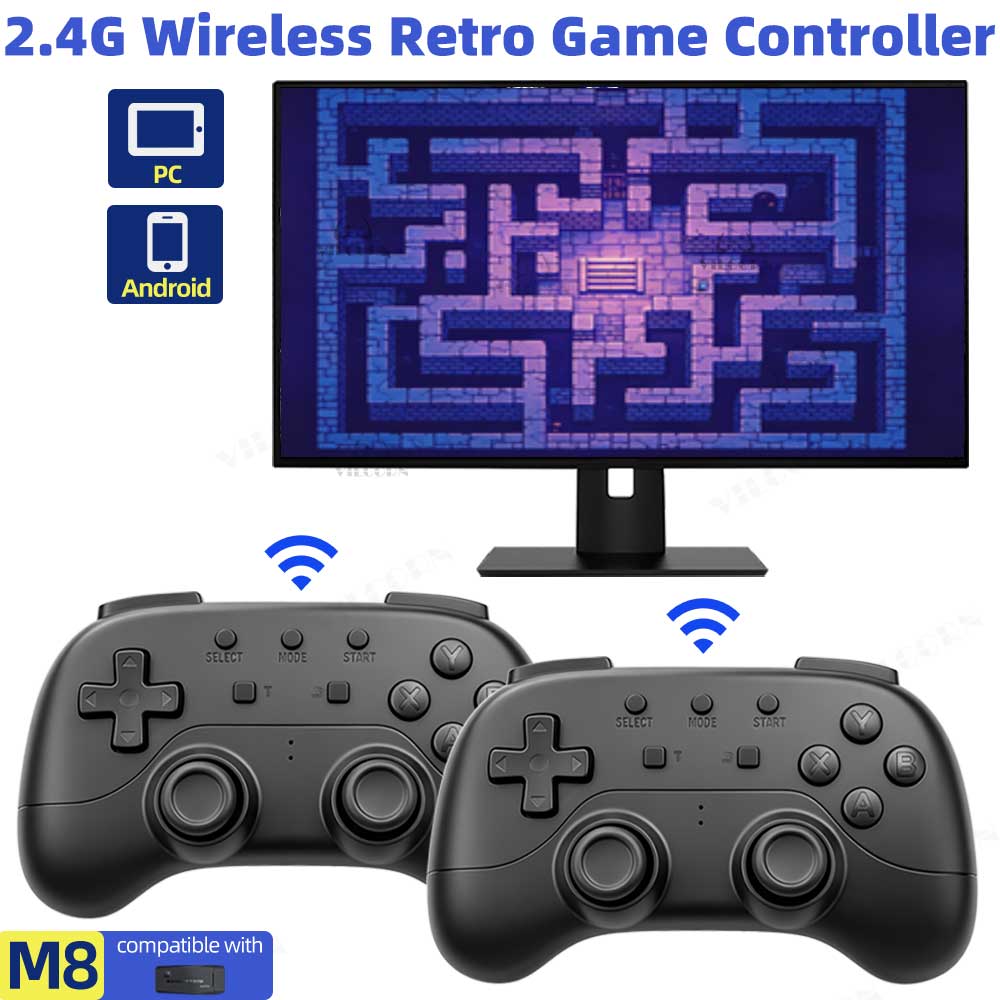 Retro Gaming On Phone - 2.4G Wireless Gamepad No Delay Retro