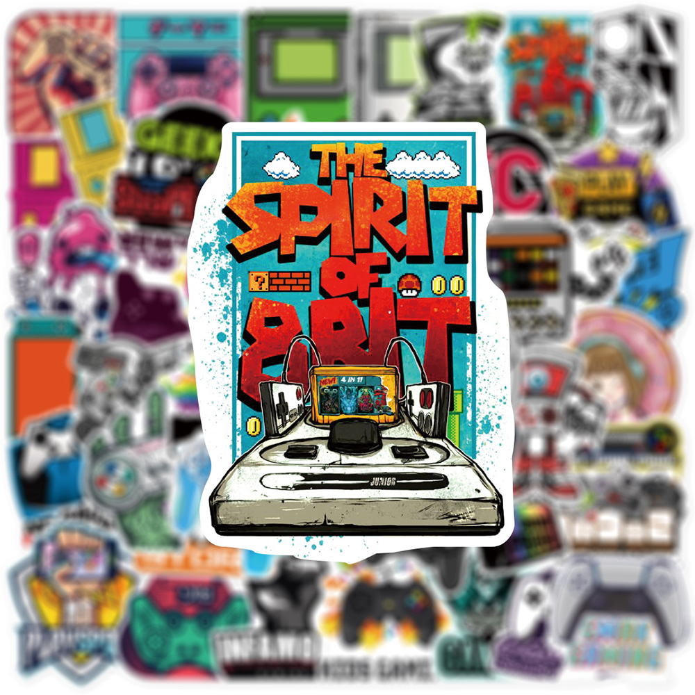 Retro Gaming On Phone - 10/30/50pcs Cool Vintage Video Game Stickers