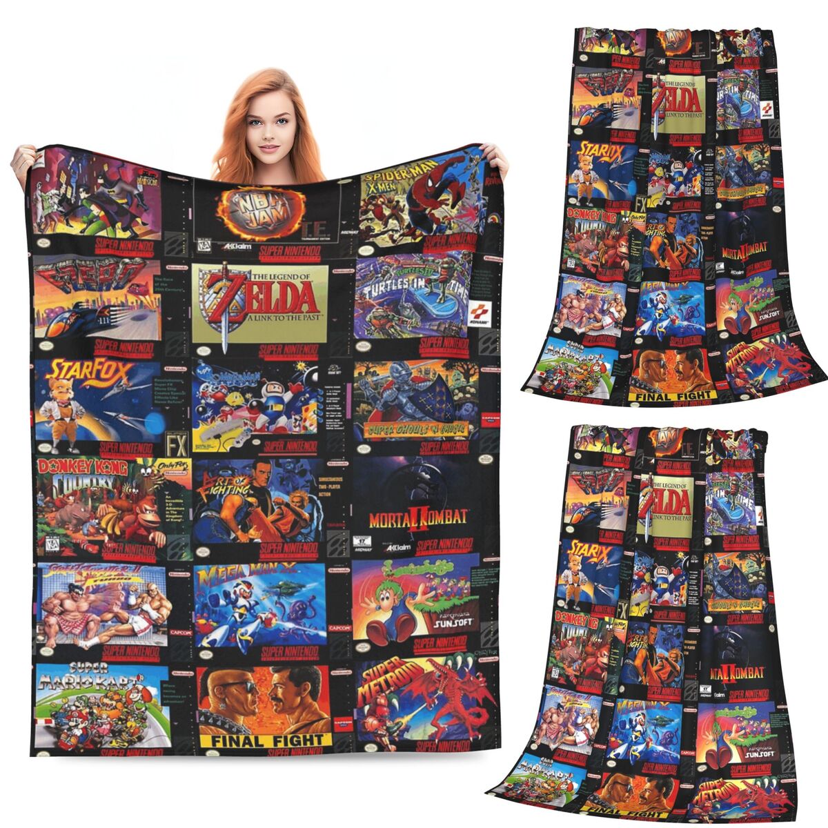 Retro Gaming Boxes Blankets Fl - огляд і ціна Retro Gaming Portable