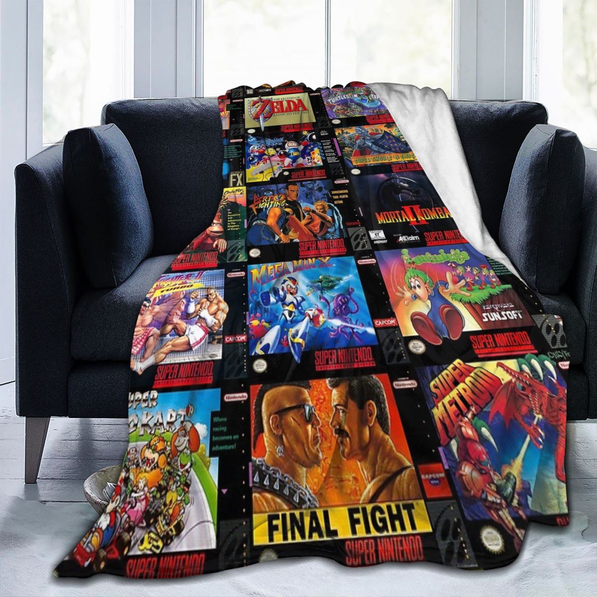 Retro Gaming Boxes Blankets Fl - огляд і ціна Retro Gaming Portable