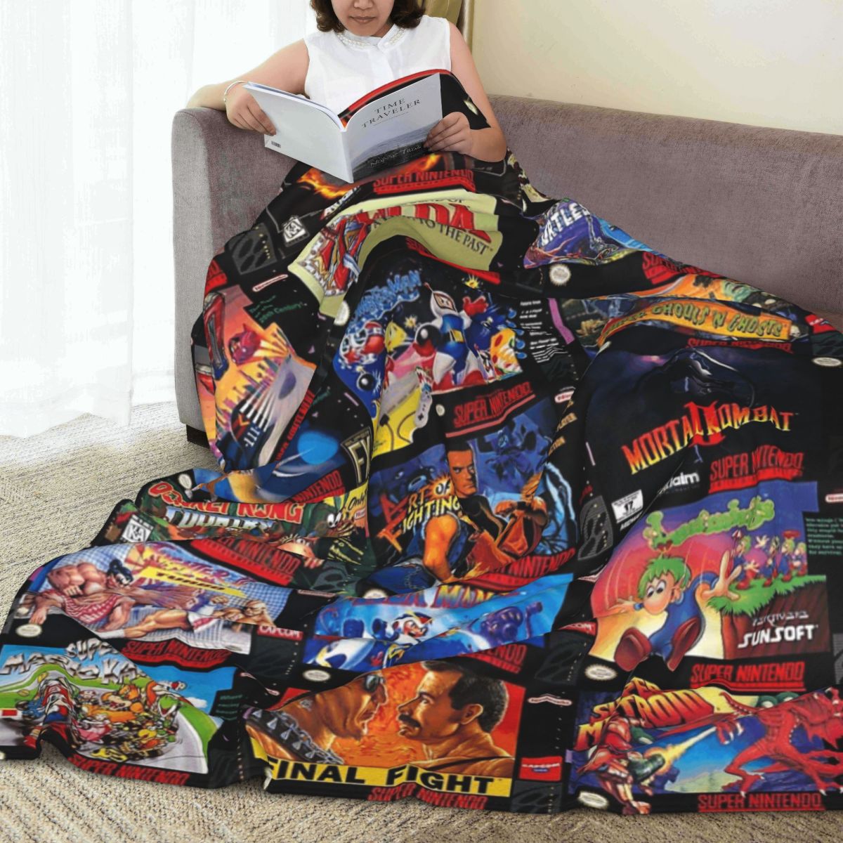 Retro Gaming Boxes Blankets Fl - огляд і ціна Retro Gaming Portable
