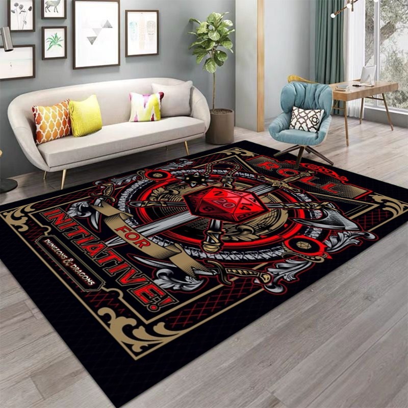 Dungeons Dragons Dice Sword Vi - огляд і ціна Retro Gaming Rug