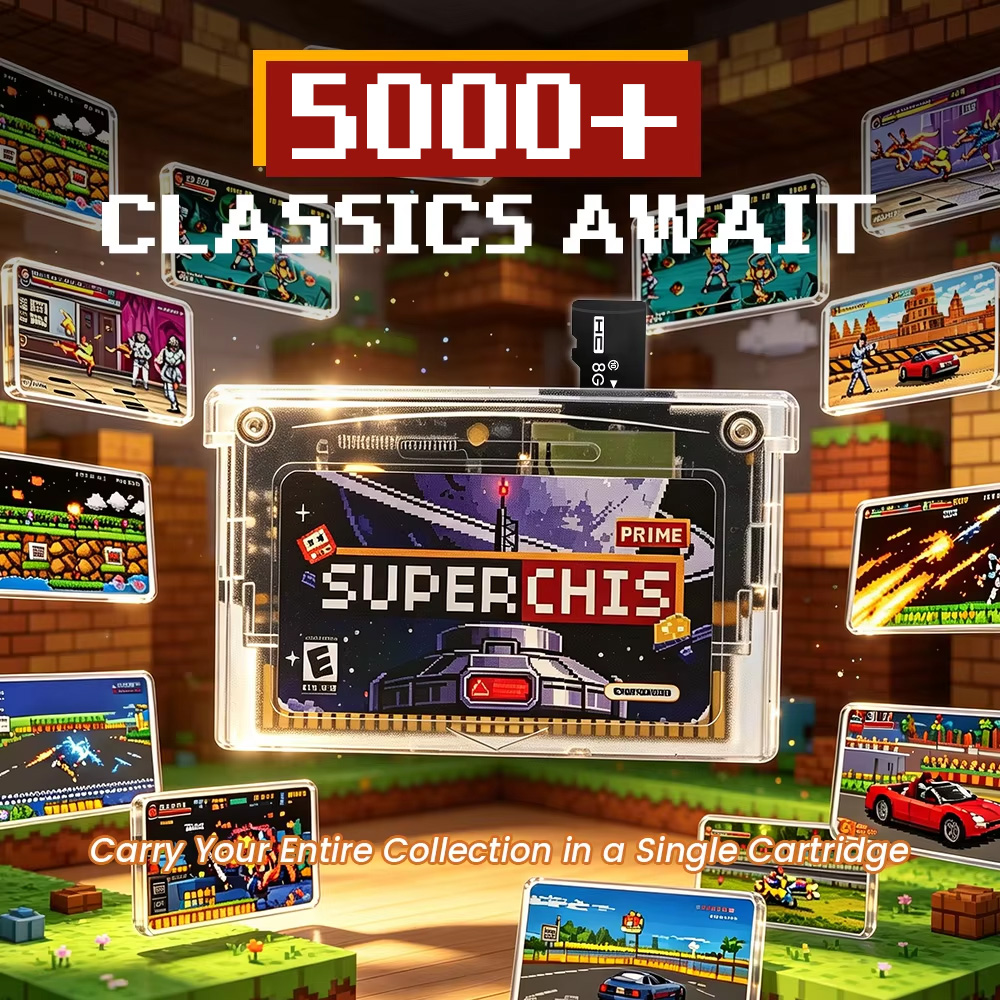 Retro Superchis Flash Game Car - огляд і ціна Retro Handheld Console