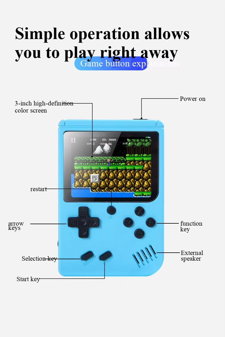 400 In 1 MINI Games Handheld G - огляд і ціна Retro Gaming Portable