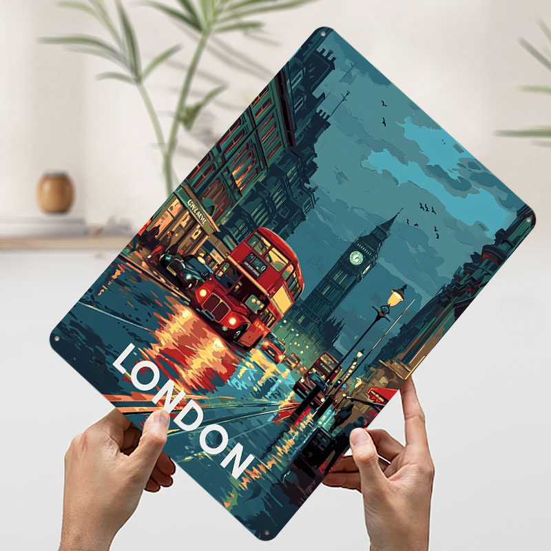 London Big Ben Tinplate Poster - огляд і ціна Retro Gaming In London