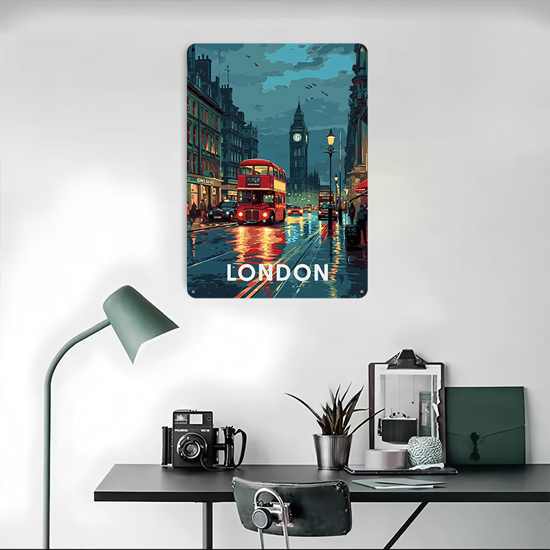 London Big Ben Tinplate Poster - огляд і ціна Retro Gaming In London