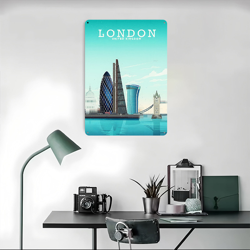 London Travel Metal Poster Cus - огляд і ціна Retro Gaming In London
