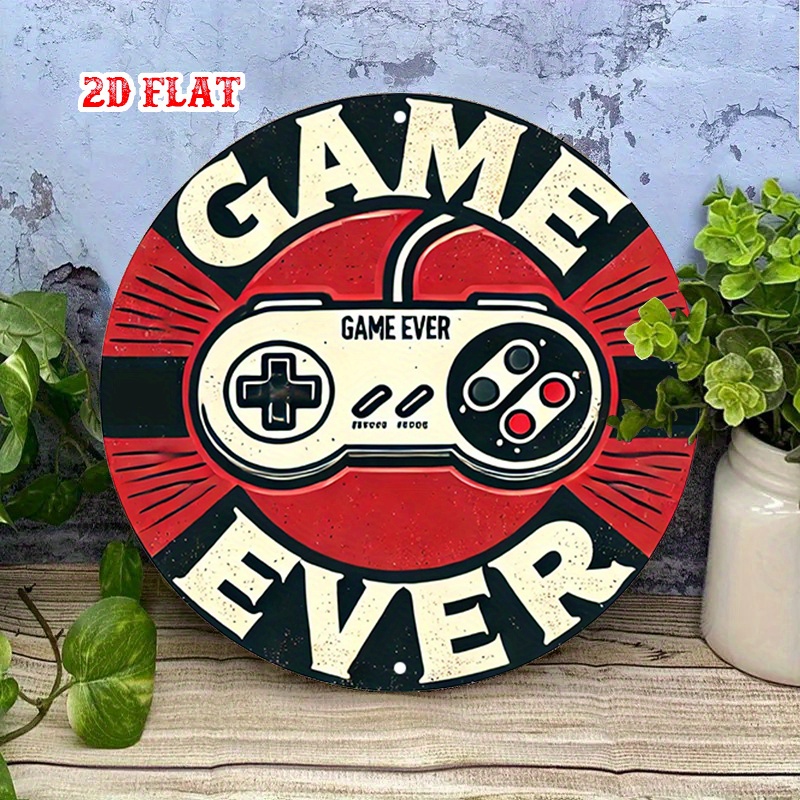 2D Flat 1pc Retro Gaming Round - огляд і ціна Game Retro Gaming