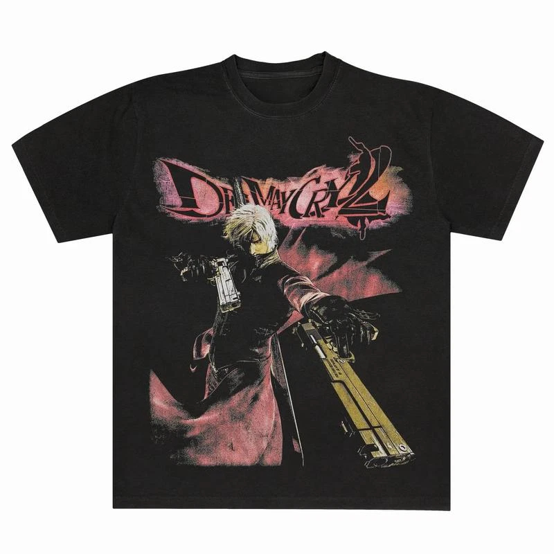 Devil May Cry 2 Dante T-shirt  - огляд і ціна Retro Gaming Gif