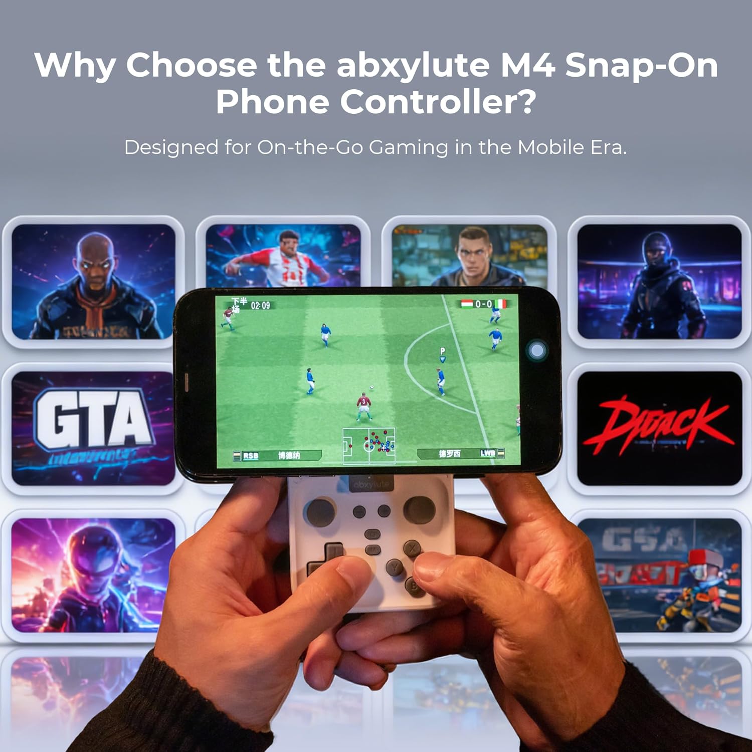 M4 Snap-On Mobile Gaming Contr - огляд і ціна Retro Gaming On Phone