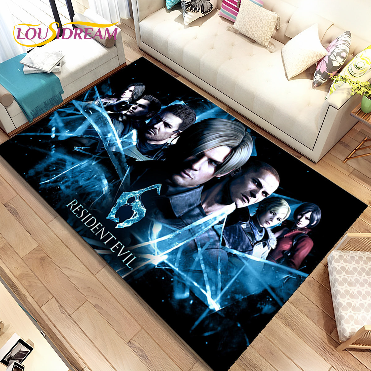 3D R-Resident Evil Games Gamer - огляд і ціна Retro Gaming Rug