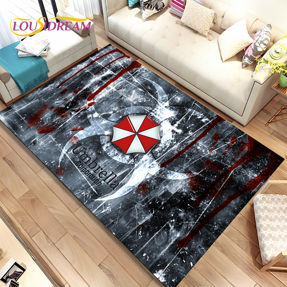 3D R-Resident Evil Games Gamer - огляд і ціна Retro Gaming Rug