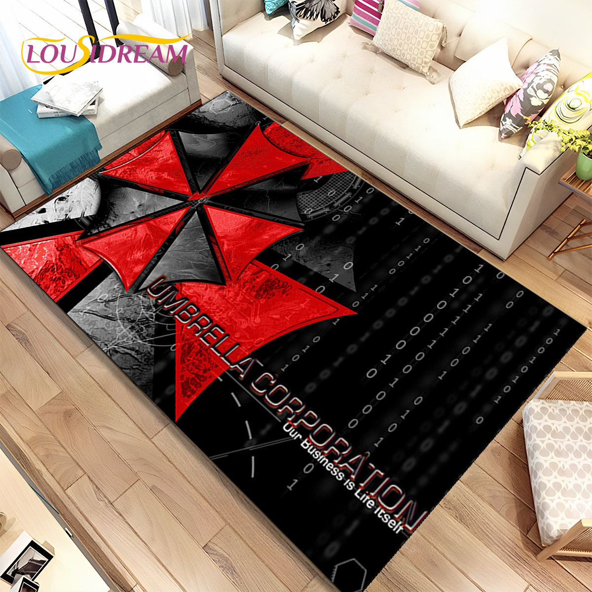 3D R-Resident Evil Games Gamer - огляд і ціна Retro Gaming Rug