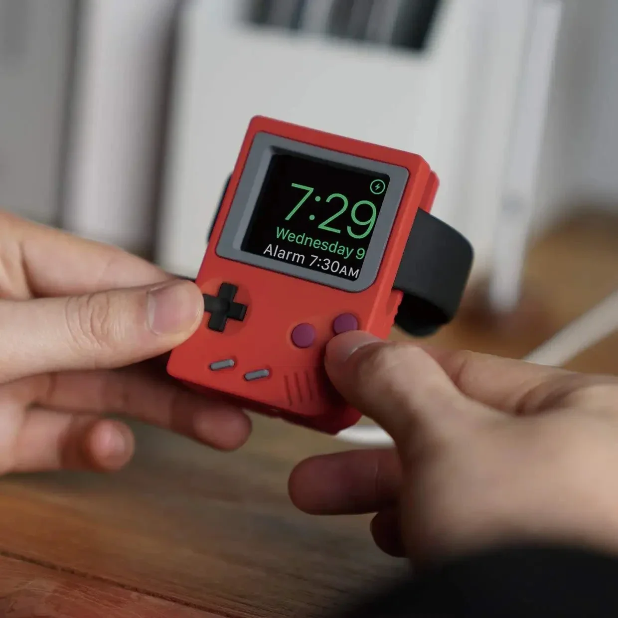 Silicone Holder for IWatch Cha - огляд і ціна Retro Handheld Console