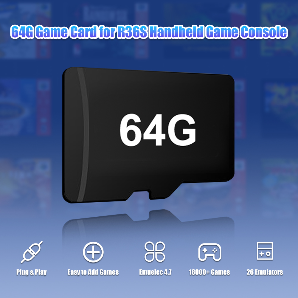 64G Game TF Card for R36S Vide - огляд і ціна Retro Gaming N64