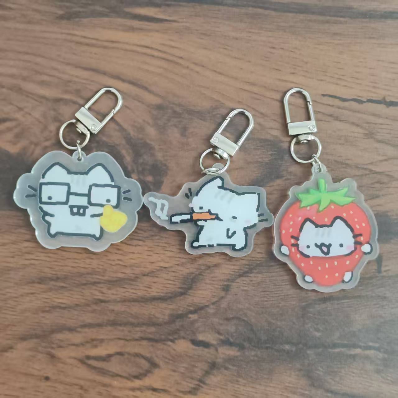 2d Flat Pixel Cat Keychain - G - огляд і ціна Retro Gaming Gifts
