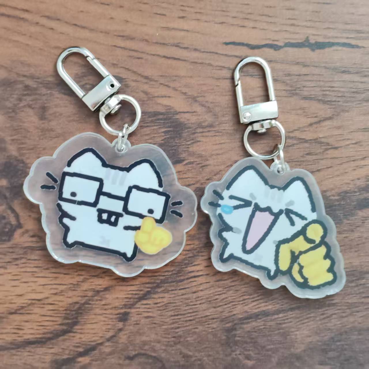 2d Flat Pixel Cat Keychain - G - огляд і ціна Retro Gaming Gifts
