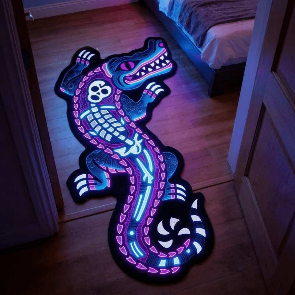 Durable Wool-like Fabric Croco - огляд і ціна Retro Gaming Rug