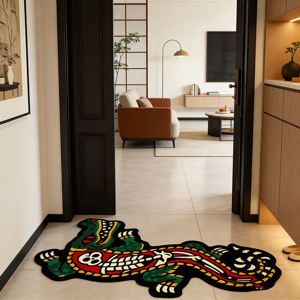 Durable Wool-like Fabric Croco - огляд і ціна Retro Gaming Rug