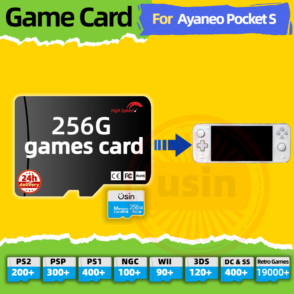 Game Card For Ayaneo Pocket S  - огляд і ціна Retro Gaming Ps2
