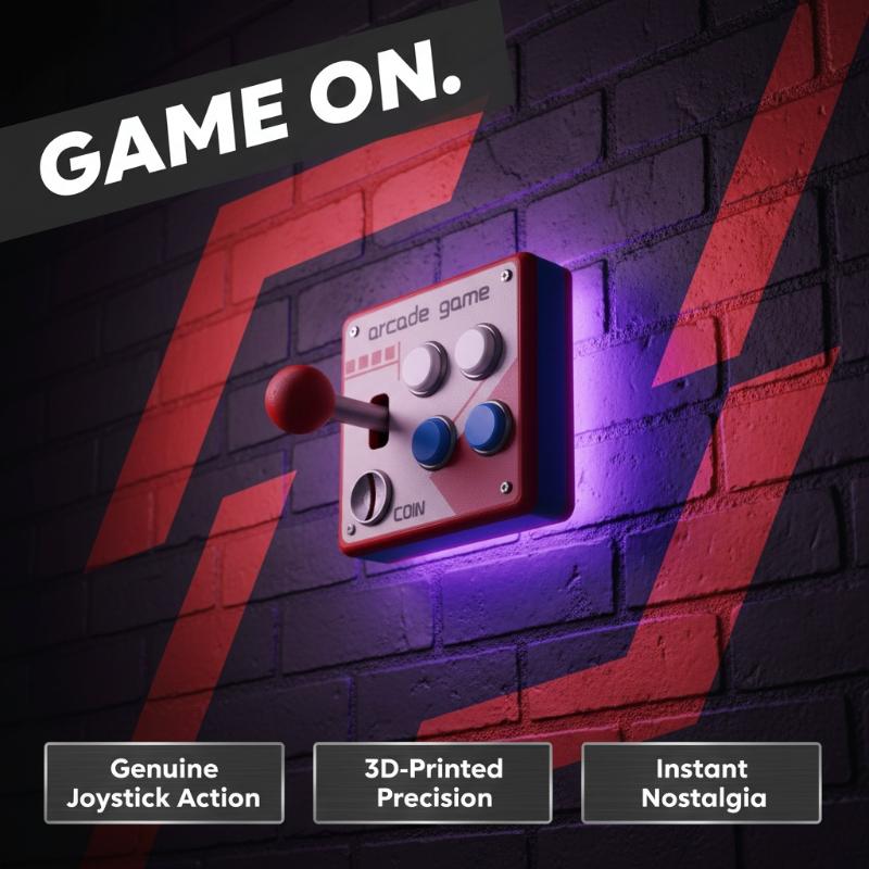 Retro Arcade Game Button Switc - огляд і ціна Retro Gaming Gif