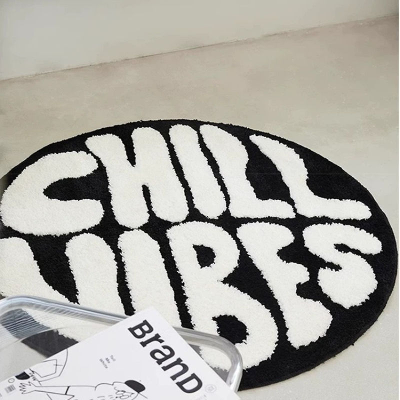 Black White Letter Bedroom Dec - огляд і ціна Retro Gaming Rug