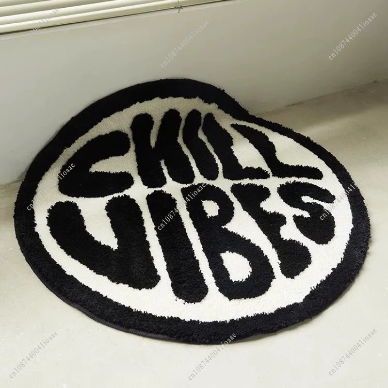 Black White Letter Bedroom Dec - огляд і ціна Retro Gaming Rug