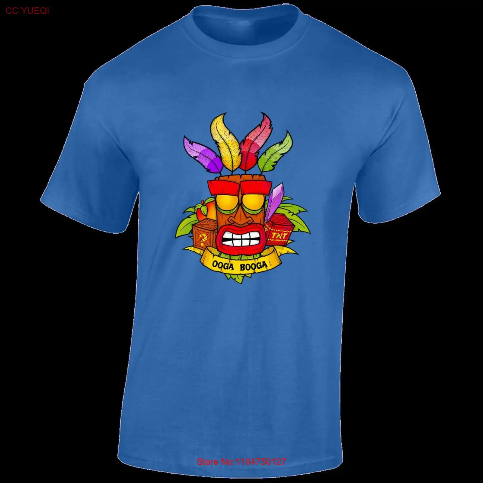 Oga booga crash mens T Shirt r - огляд і ціна Retro Gaming Ps2