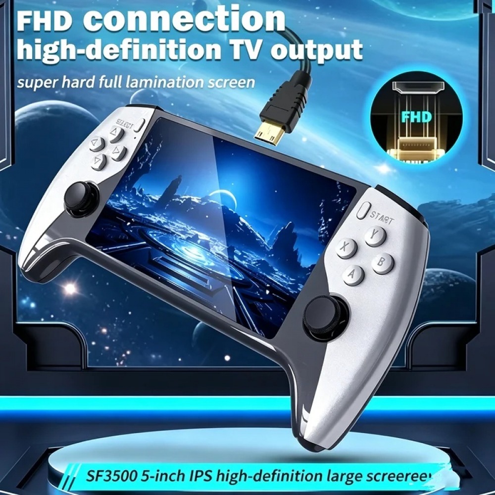SF3500 5 inch Handheld Game Co - огляд і ціна Retro Gaming Portable